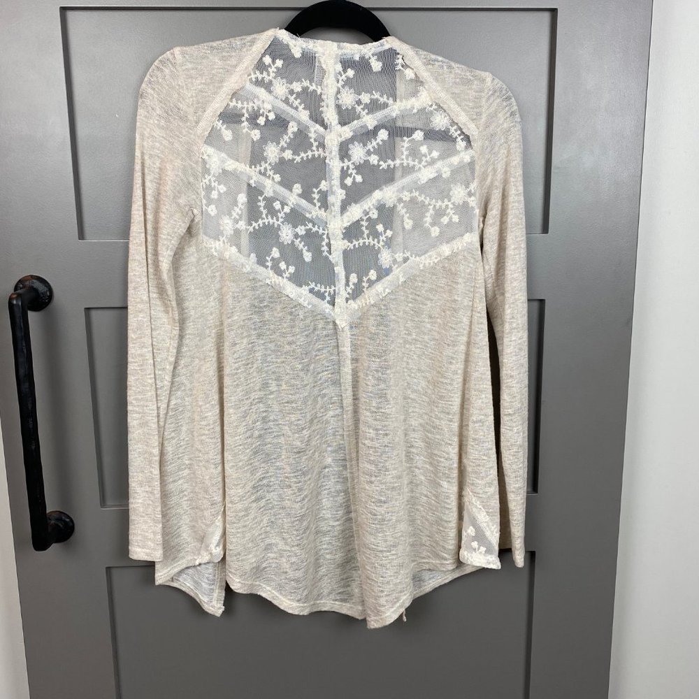 American Rag Lace Back Cardigan - Picture 3 of 4